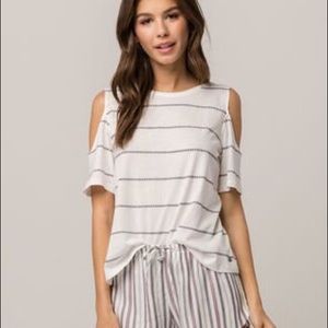 Roxy Cold Shoulder Pocket  Tee